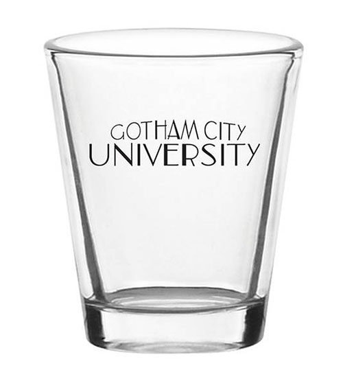 Batman: The Animated Series Gotham State University Shot Glass